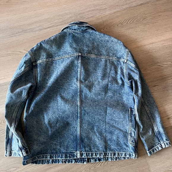 American Vintage Blue Denim Chore Jacket - Picture 6 of 9